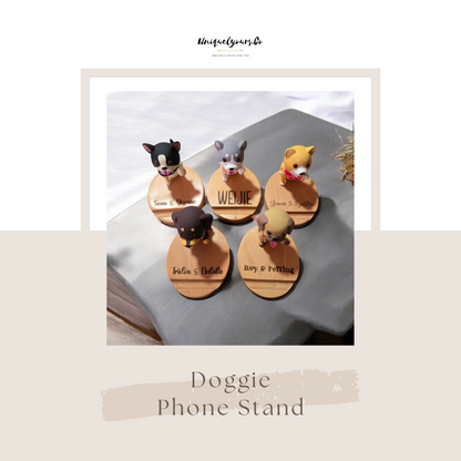 Doggie Phone Stand (Laser Engraved)