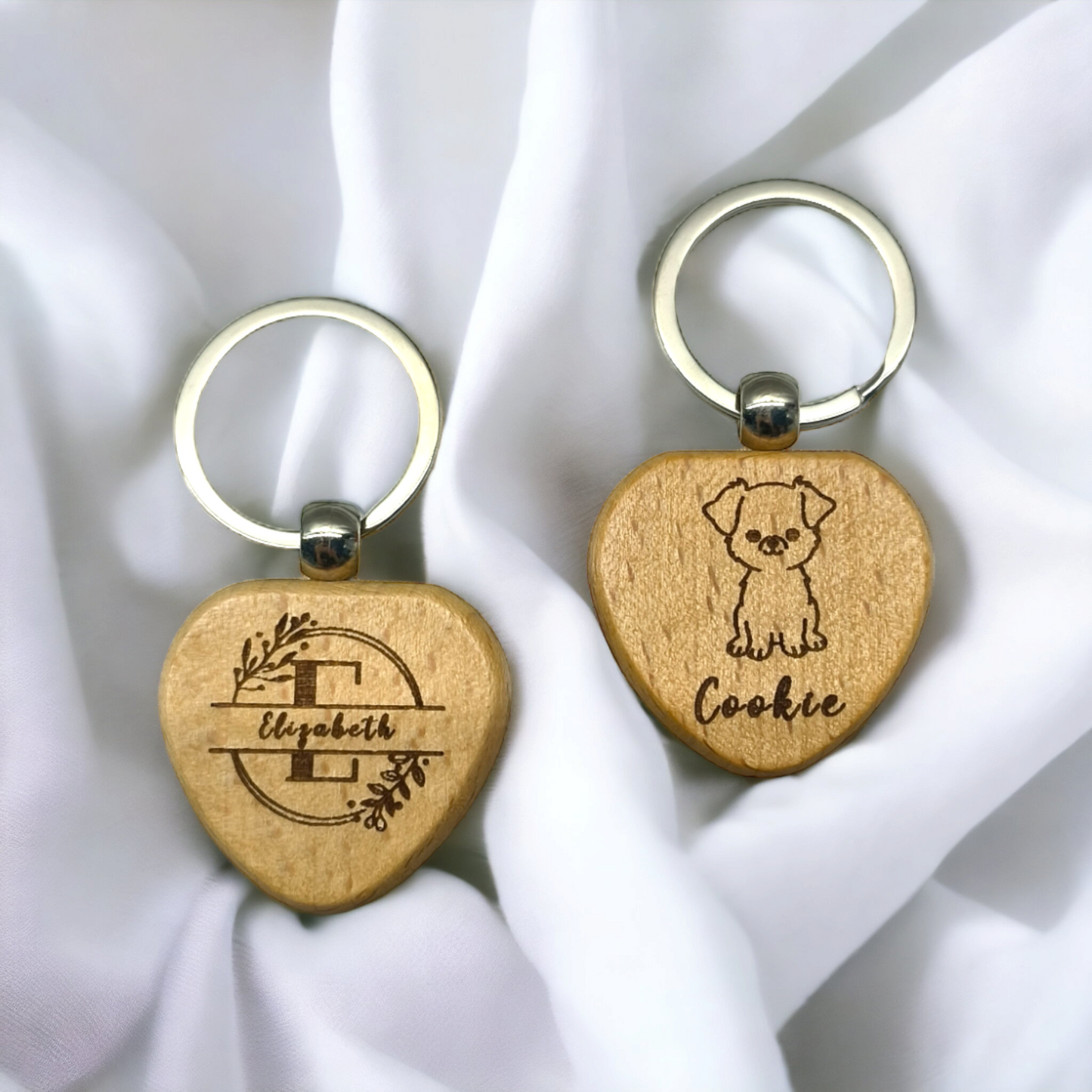 Wooden Keychains (Laser Engraved)