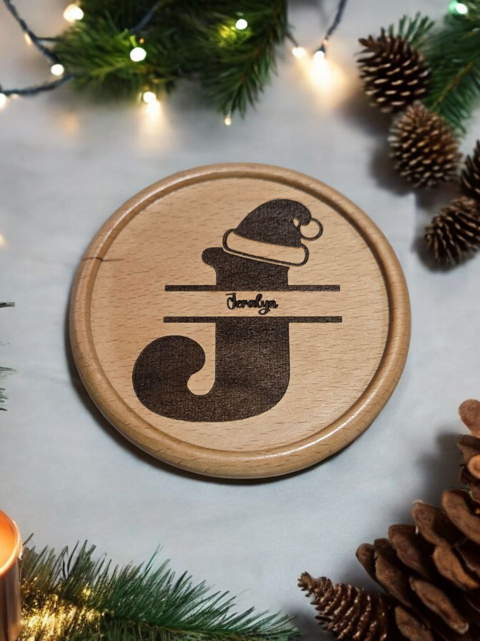 Wooden Coaster (Christmas Series)